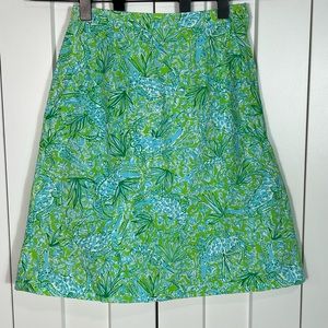 Like New Lilly Pulitzer See Ya Later Skirt SZ 4